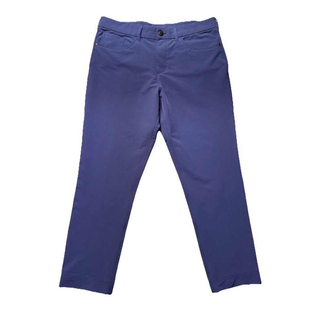 Panama Jack Mens 36x30 Commuter Pants Blue 4 Way Stretch Golf Casual EUC